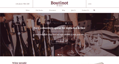 Desktop Screenshot of boutinot.com